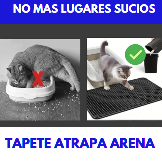 Tapete Atrapa Arena para Gasto | Sin más arena en el piso.